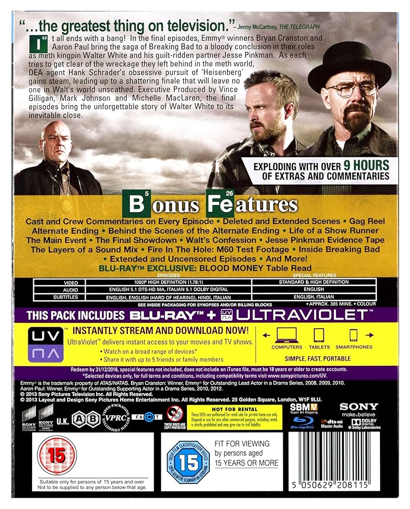 Amazon.co.jp | Breaking Bad: The Final Season [Blu-ray] DVD